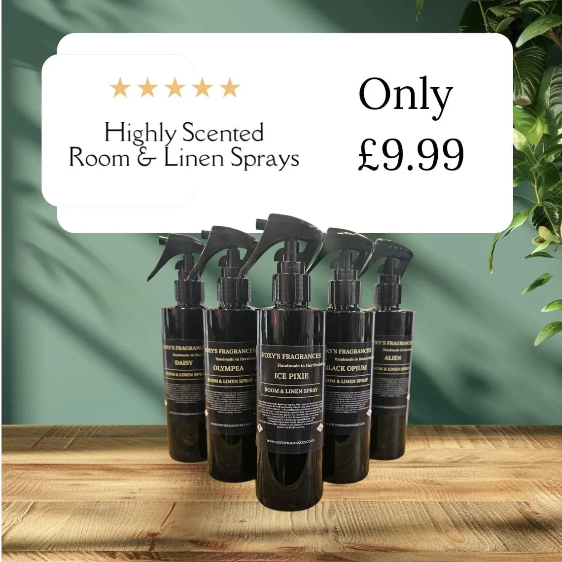 Highly Fragranced Room and Linen Spray