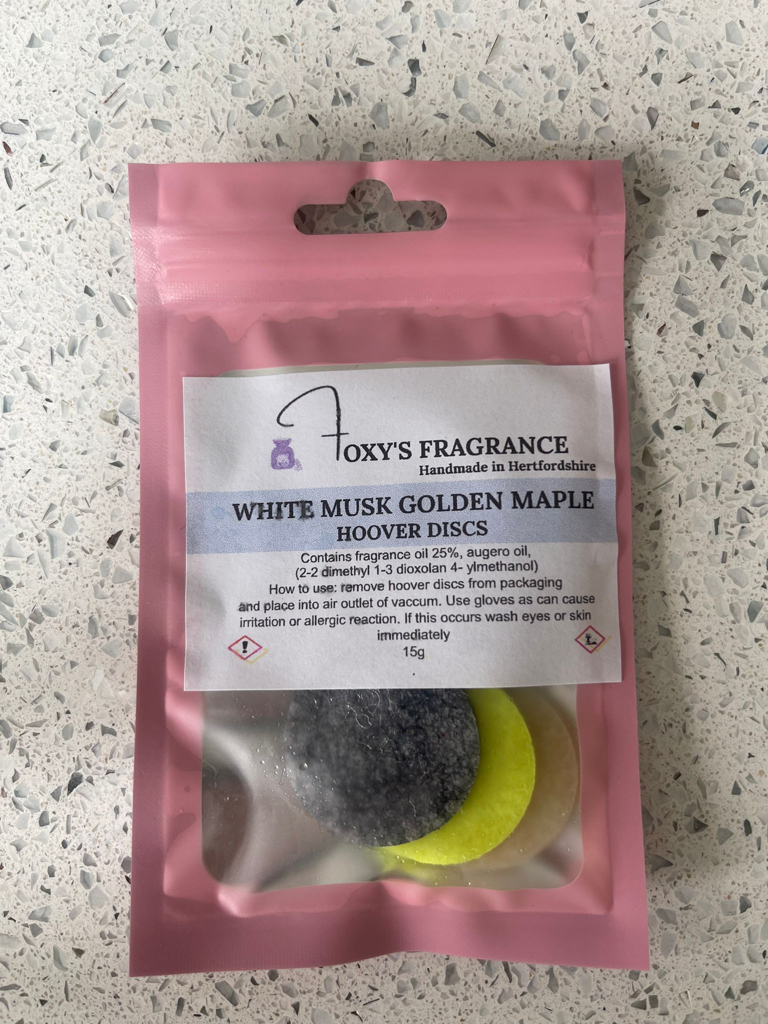 Hoover DIscs White Musk Golden Maple