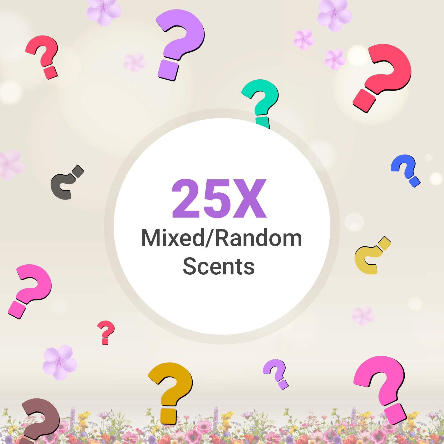 25 X Random scents Packs Of Scented Sizzlers! High Fragrance And Low Heat.