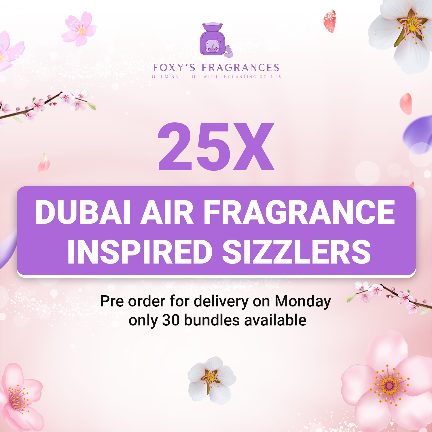 25X *Premium* Dubai Air Freshener inspired Sizzlers