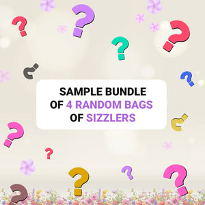 4 Random Sample Bundle of sizzlers bags