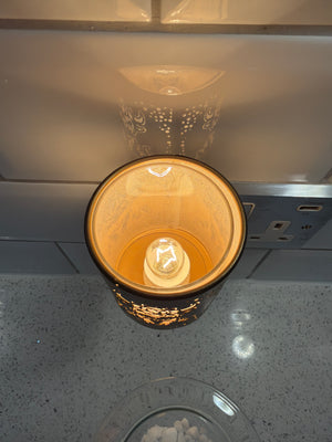 Black Highland Cow Electric Plug In Melter