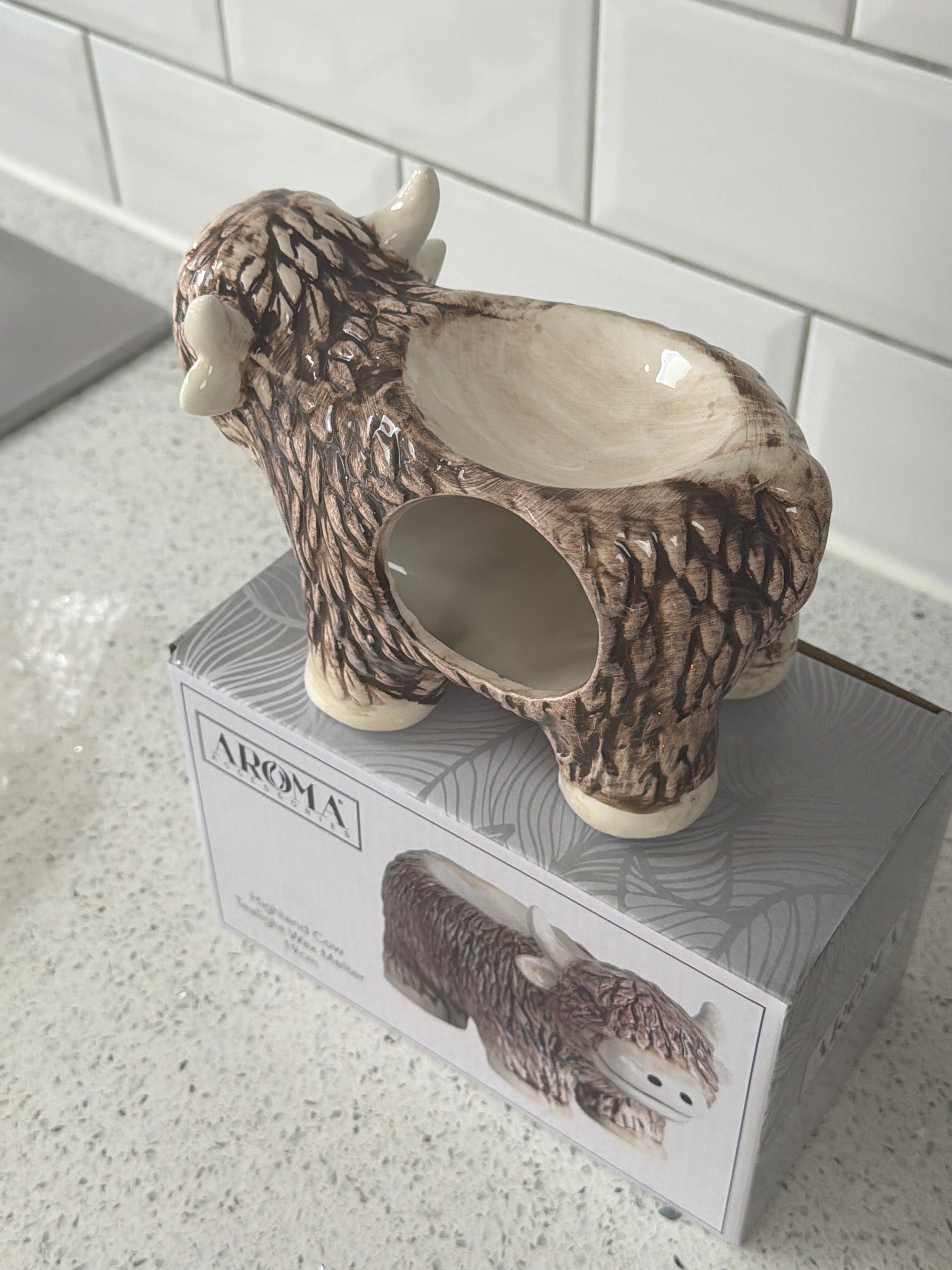 Highland Standing Cow Tealight Melter