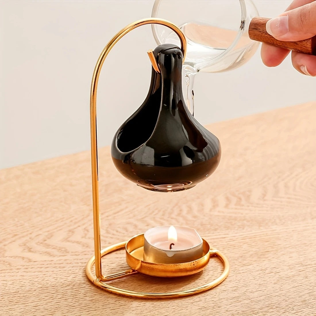 Golden Shelf Hanging Incense Burner
