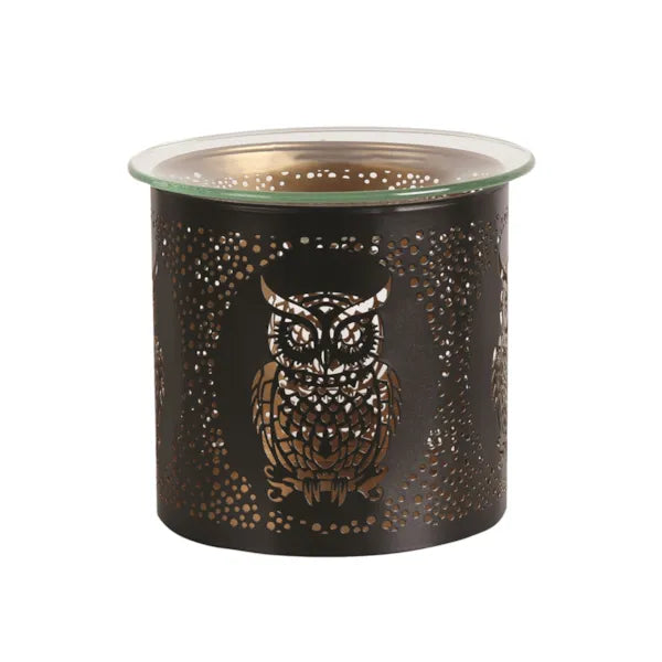 Black & Gold Silhouette Melter Owl (+ 2 Bags of Sizzlers)