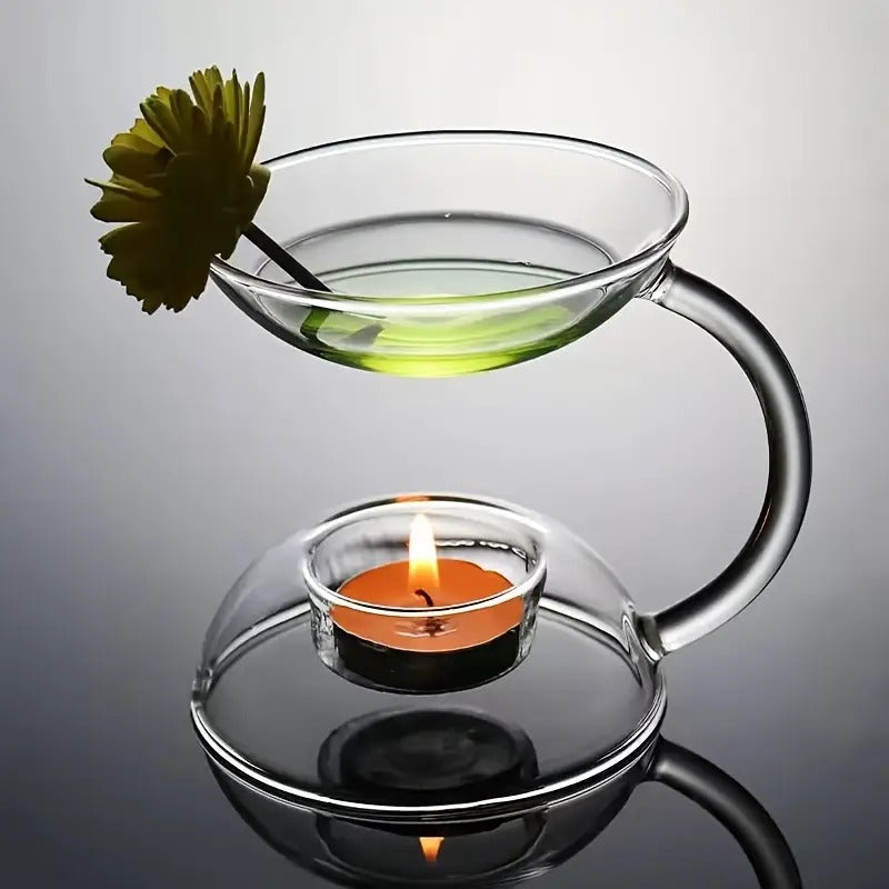 Elegant Glass Aroma Lamp