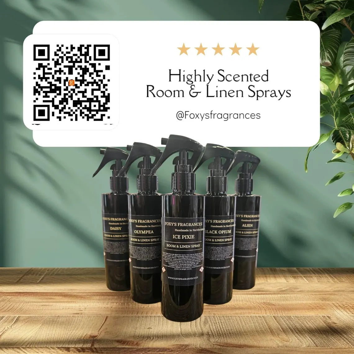 Highly Fragranced Room and Linen Spray