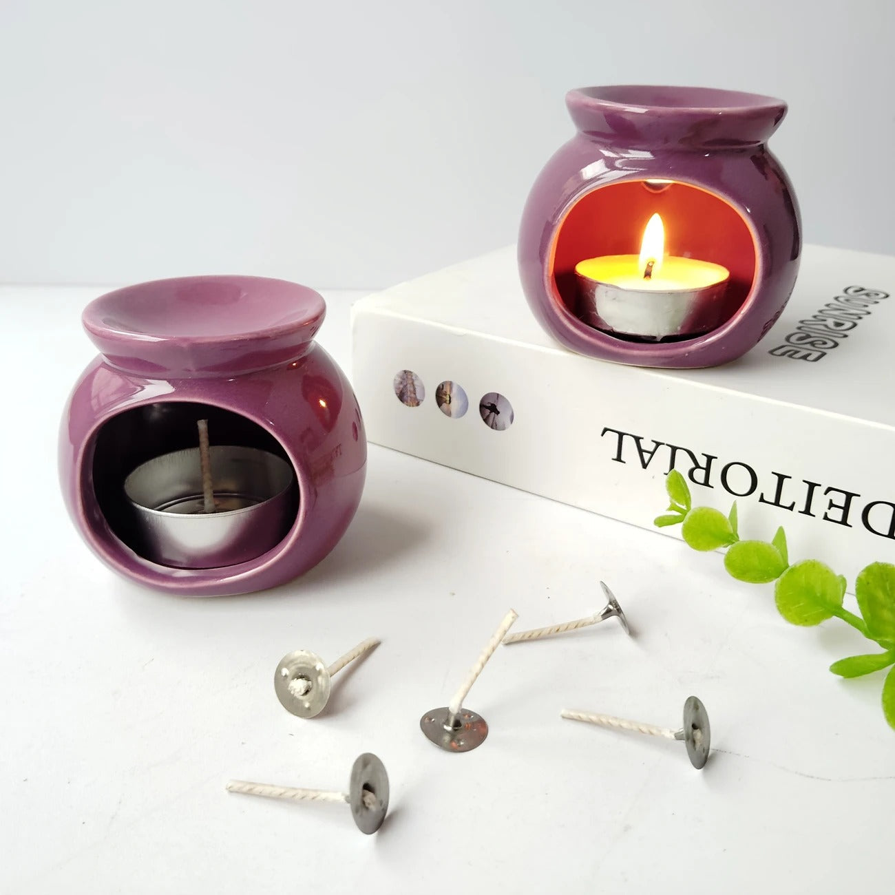 Japanese-Inspired Ceramic Scent Warmer Set