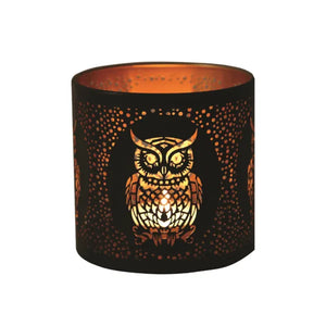 Black & Gold Silhouette Melter Owl (+ 2 Bags of Sizzlers)