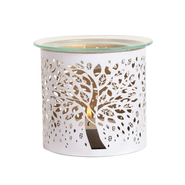 White Silhouette Tree of Life (+ 2 Bags of Sizzlers)